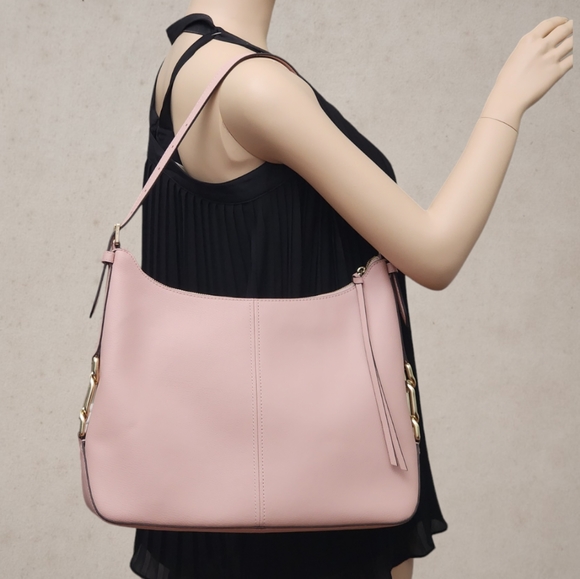 Michael Kors Laney LG Hobo Shoulder Bag Pink - Picture 3 of 7